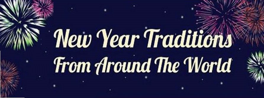 New Year Traditions Around the World Google image adapted from http://aroundthekampfire.com/wp-content/uploads/2015/12/502BNew2BYears2Btraditions2Bfrom2Baround2Bthe2Bworld2BDailyMail2.jpg