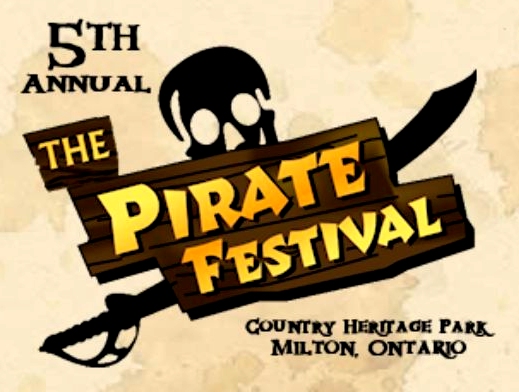 5th Annual PIRATE FESTIVAL at Country Heritage Park, Milton ON image from http://www.thepiratefestival.com