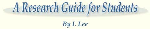 A Research Guide for Students by I Lee
