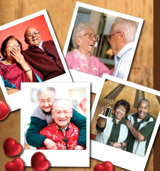 Senior Couples image from Young at Heart Celebrates Senior's Month Poster