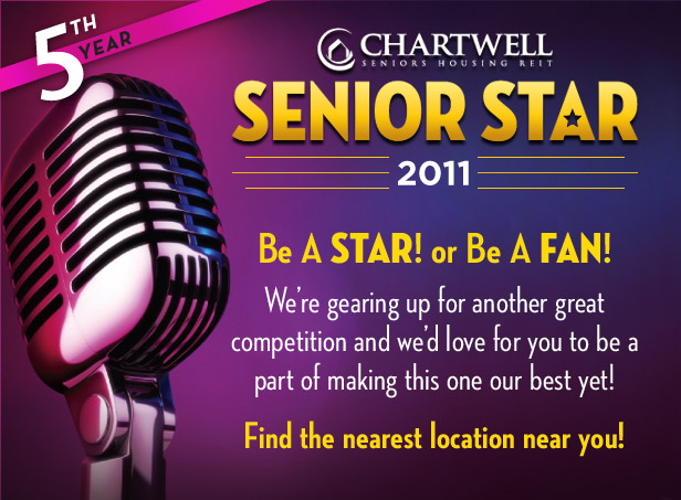 Chartwell's Senior Star Competition 2011