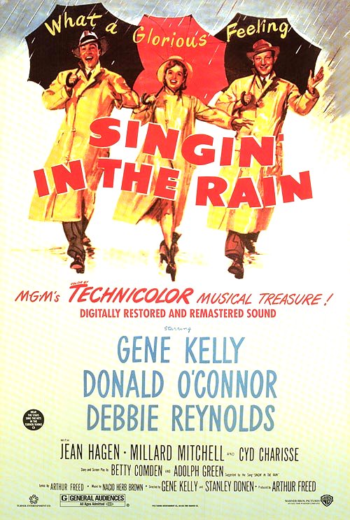 Singin' in the Rain (1952) Movie Poster Google image from https://www.movieposter.com/posters/archive/main/93/MPW-46604