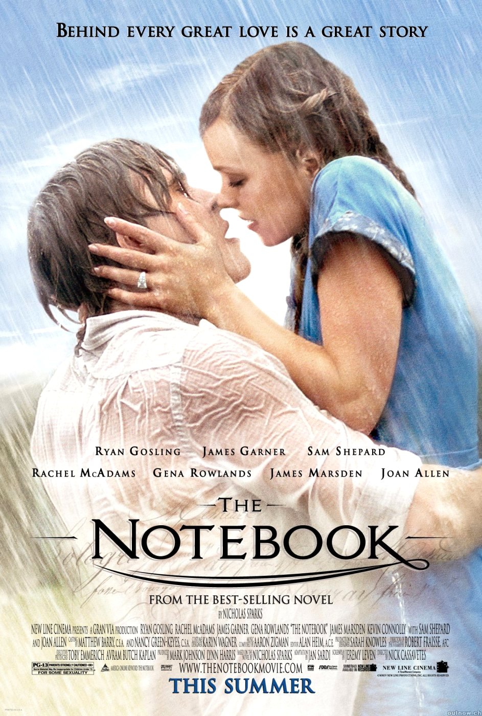 The Notebook Movie Poster Google image from http://economydecoded.com/wp-content/uploads/2014/01/The-notebook.jpg
