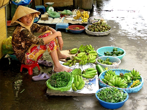 Vietnam - Lady selling bananas in market Google image from http://www.happytellus.com/img/vietnam/market---vietnam--mekong-river_521.jpg