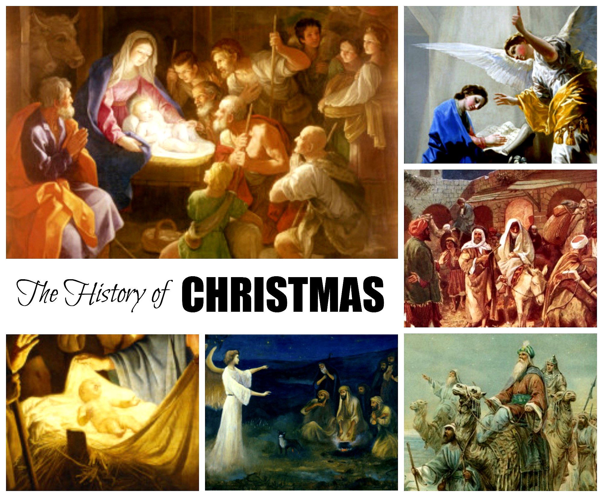History of Christmas Google image fromhttp://www.celebratingholidays.com/wp-content/uploads/2010/08/historyofchristmascollagea.jpg/