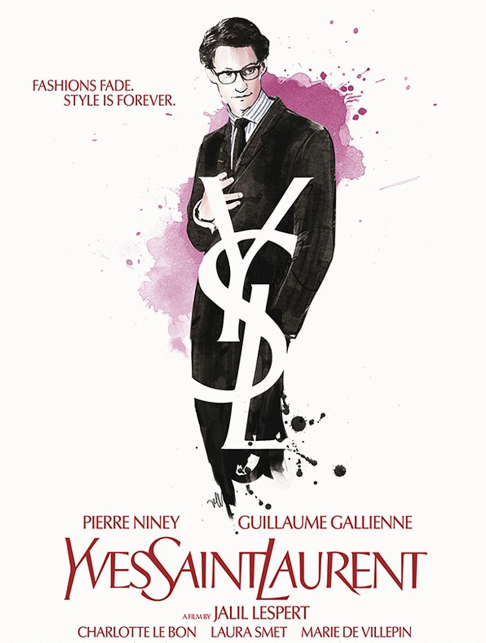 Yves Saint Laurent Movie Poster Google image from http://cdn1.thr.com/sites/default/files/2014/03/yves_saint_laurent_poster_p_2014.jpg